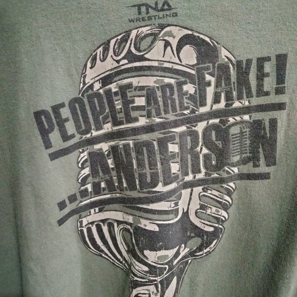Mr. Anderson T-Shirt Pro Wrestling Is Real... People Are Fake - Picture 7 of 7